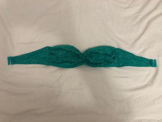 Turkuaz bikini üstü