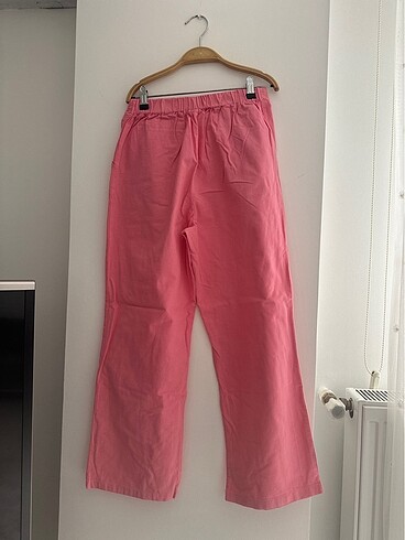 LC Waikiki Pembe keten çocuk pantolon