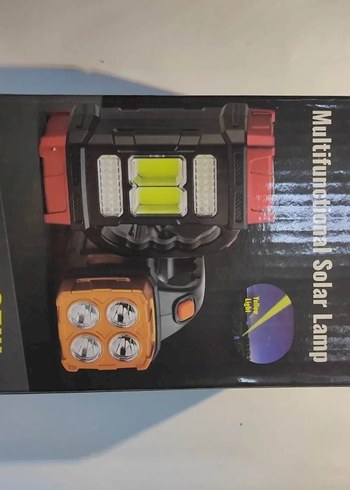 Çok Fonksiyonlu Güneş Enerjili Lamba