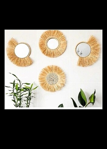 4lu rafya ayna set 