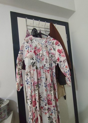 Pembe Desenli Pamuk Hamile Bluzu - Görsel 2