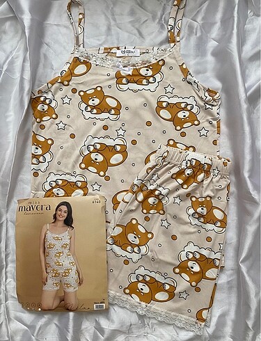 m Beden çeşitli Renk Şortlu pijama takımı