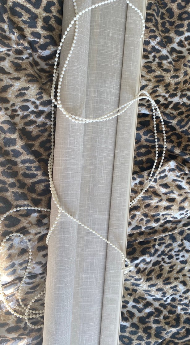 Bohem Yılan Desenli Bej Gri Perde - Görsel 2