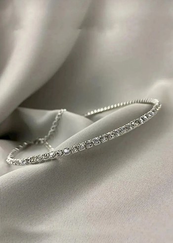 swarovski Su Yolu Taşlı Kolye