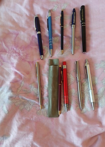 Çok Renkli Kalem Seti ve Kılıfı on adet - Görsel 2