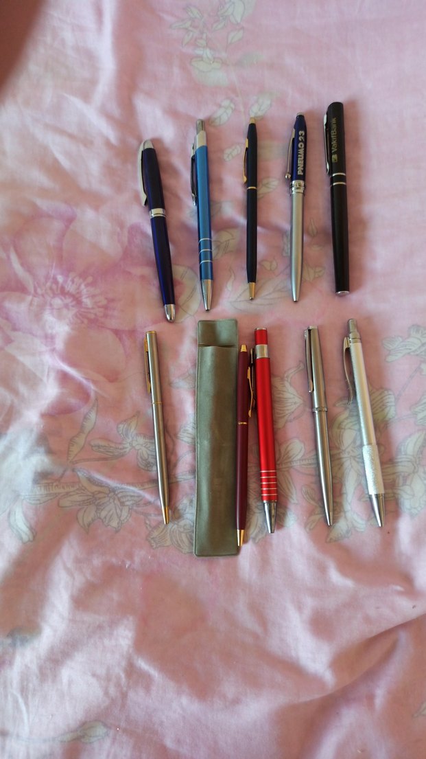 Çok Renkli Kalem Seti ve Kılıfı on adet - Görsel 2