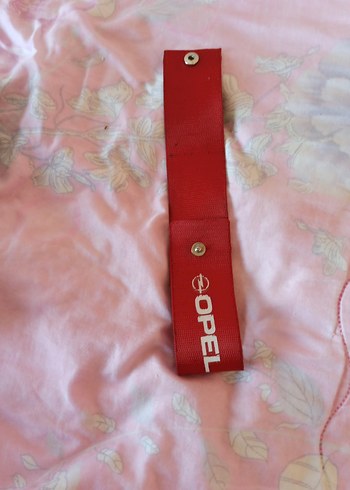 Kırmızı Parlak Baskılı Opel markalı araç aksesuar Kemer - Görsel 2