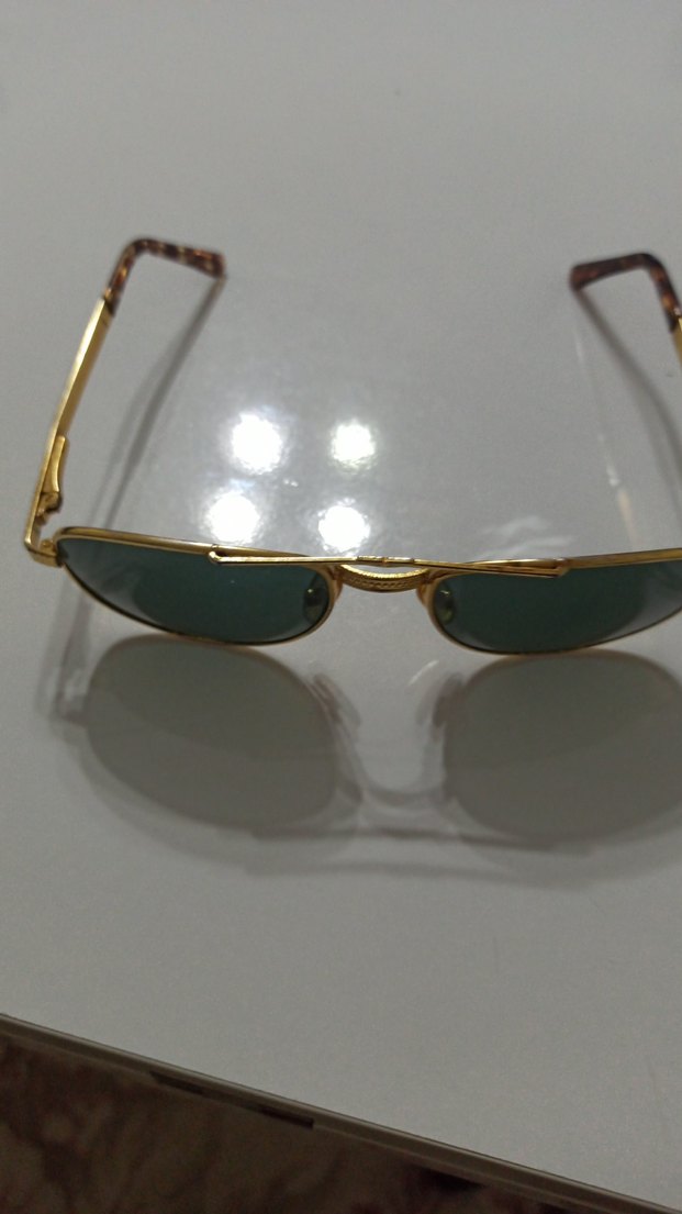 Kadın -erkek condor markaParlak Altın Klasik Güneş Gözlüğü - Görsel 3