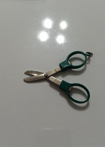 Renkli Yeşil açılır kapanır mini Makas