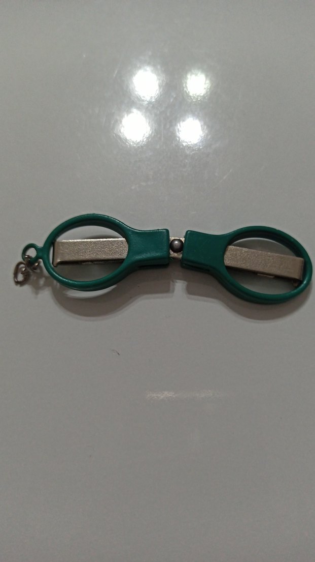 Renkli Yeşil açılır kapanır mini  Makas - Görsel 3