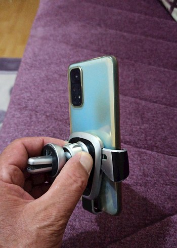 Gri Telefon Tutucu - Görsel 4