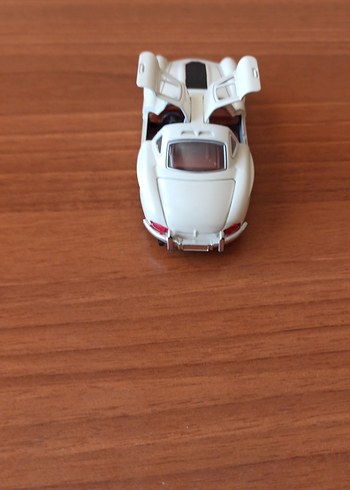 1954 Mercedes Beyaz Parlak Oyuncak Araba - Görsel 3