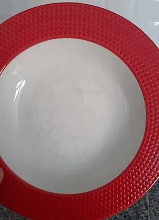 Beden kırmızı Renk karaca yemek takimi