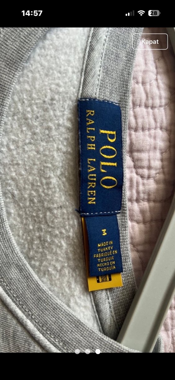 Gri Polo Ralph Lauren Erkek Sweatshirt - Görsel 2