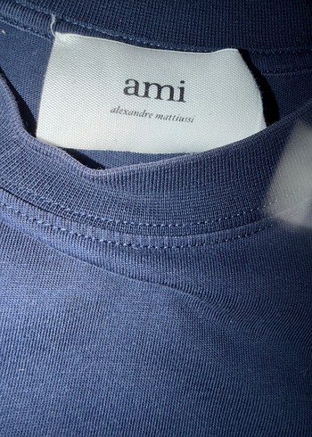Ami Lacivert T Shirt %100 orijinal - Görsel 2