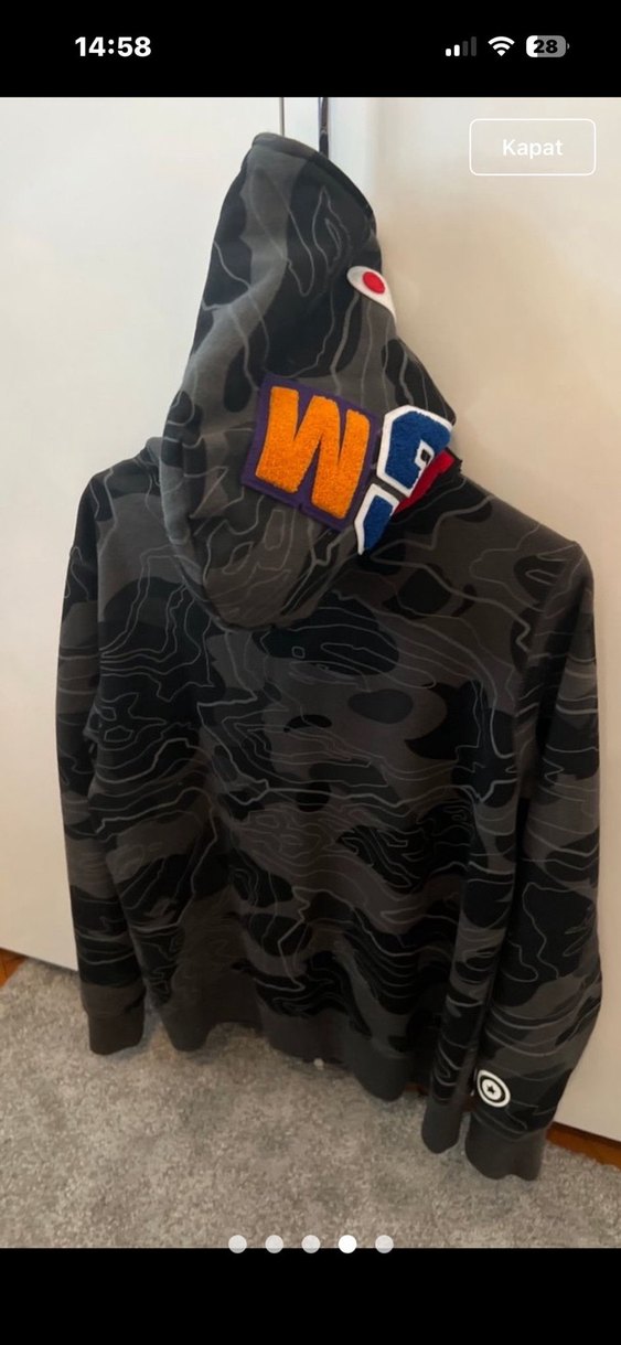 BAPE %100 ORJİNAL Fermuarlı Sweatshirt - Görsel 2