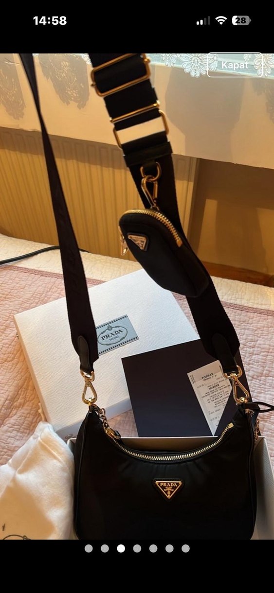 PRADA %100 ORİJİNAL ÇANTA - Görsel 2