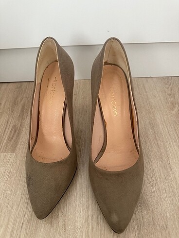 Hotiç Süet taba Stiletto