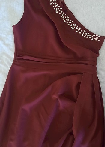 Trendyol & Milla Bordo Uzun Abiye Elbise
