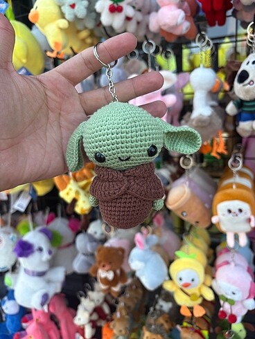 YODA AMİGURUMİ ANAHTARLIK