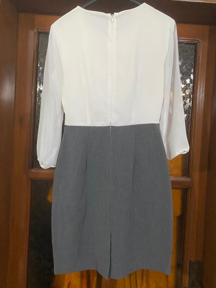 FIRFIRLI OFİS ELBİSESİ - Görsel 4