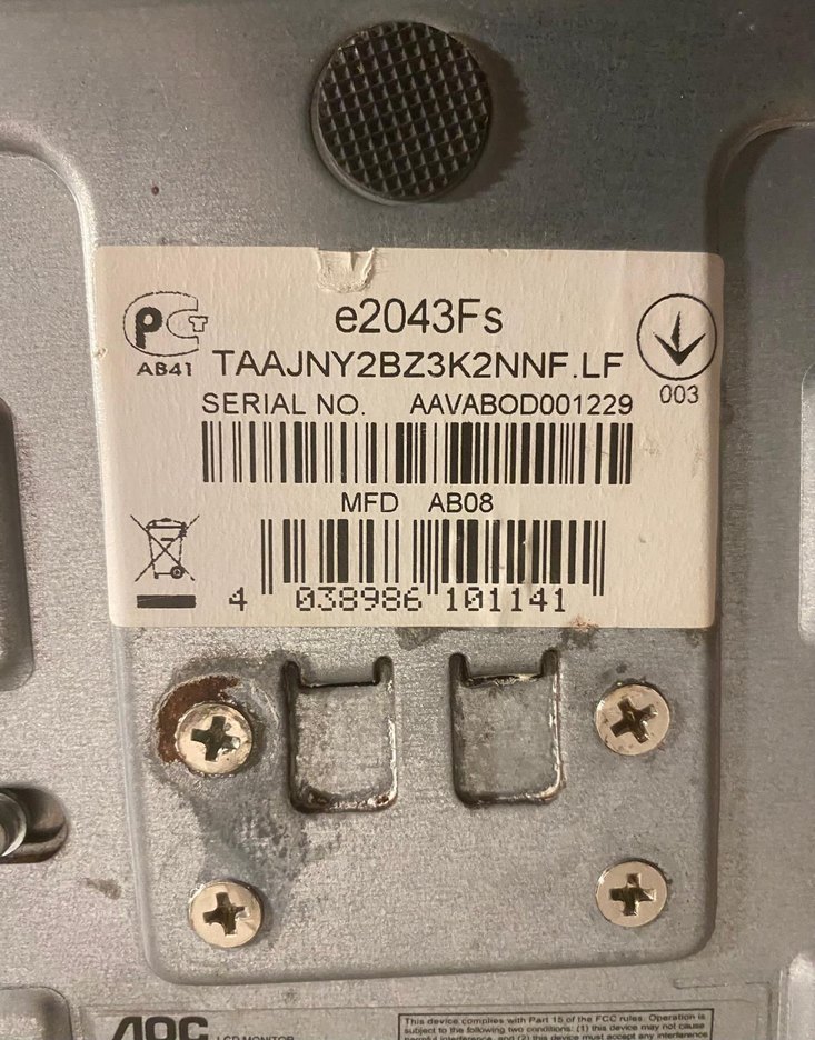 EKRAN ARIZALI 20 inç MONİTÖR - Görsel 2