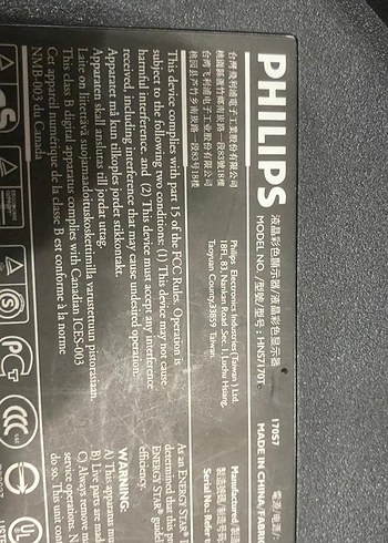 PHİLİPS 17 inç MONİTÖR - Görsel 4