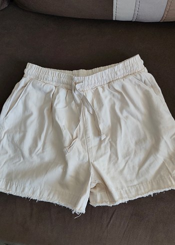 Taş rengi Mini Şort