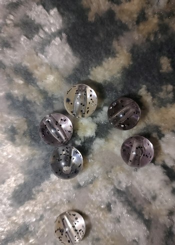 kaplan gözü boncuğu ve simli boncuk - Görsel 2