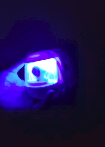 Mor Astronot şeklinde lamba - Görsel 3