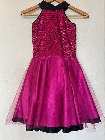 LC Waikiki Pembe pullu elbise