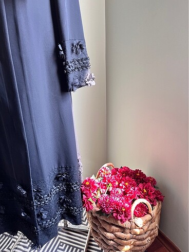 38 Beden siyah Renk Abaya