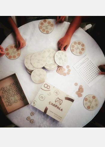 Çarpım Tablosu Oyunu - Ahşap Eğitici Set - Görsel 2