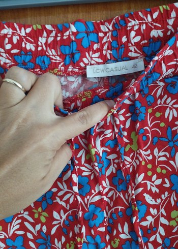 xl Beden çıtır çiçek desenli şort