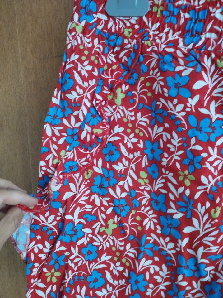 çıtır çiçek desenli şort - Görsel 2