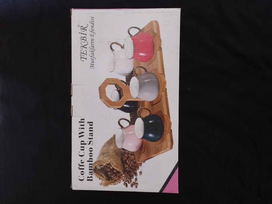 sıfır kahve seti standlı - Görsel 2