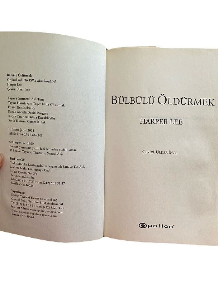 Bulbulu oldurmek kitap - Görsel 3