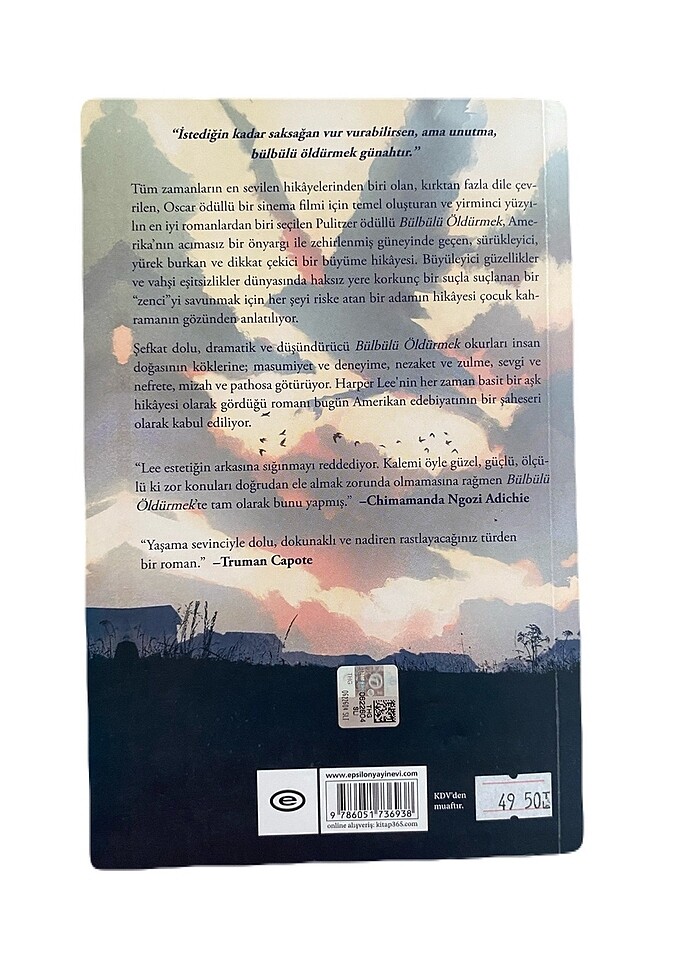 Bulbulu oldurmek kitap - Görsel 2