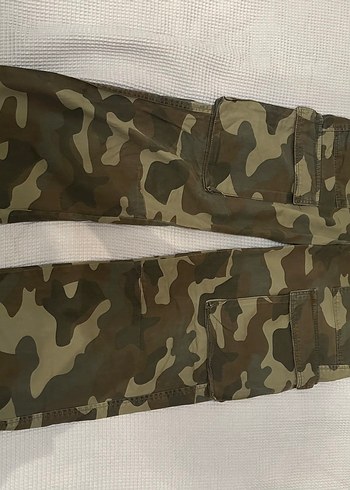 Kadın Kamuflaj Cargo Pantolon - Görsel 4
