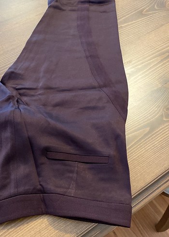 Patlıcan moru,  bordo ve kahve  renkleri karışımı şık pantolon - Görsel 5