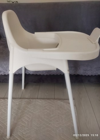 Beyaz Bebek Mama Sandalyesi - Görsel 4