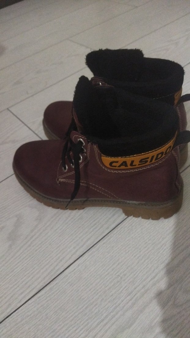 mürdüm Deri Kadın Günlük Botlar - Görsel 2