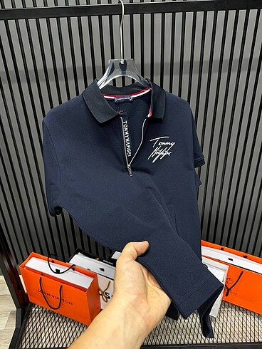 Tommy Hilfiger Polo Yaka - Görsel 2