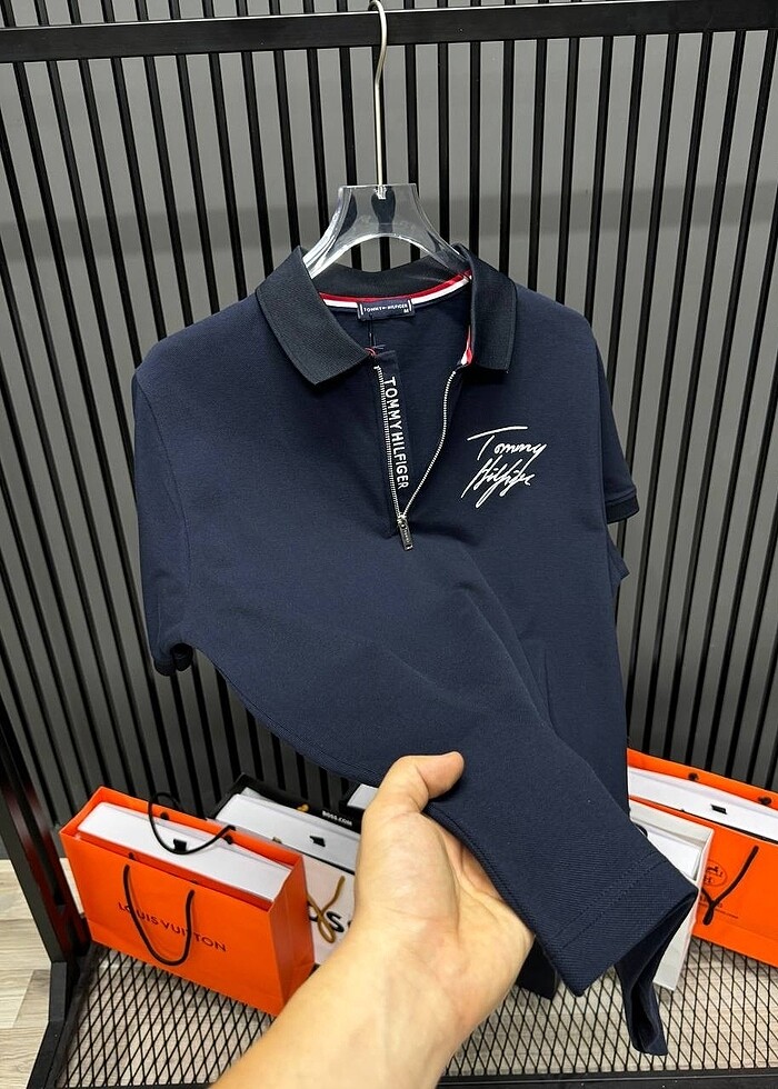 Tommy Hilfiger Polo Yaka - Görsel 2