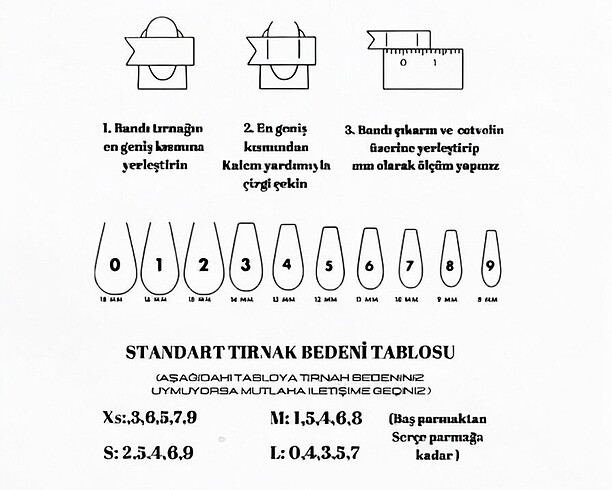 Beden Renk Gönderime hazır jel tırnak
