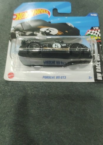  Siyah Hot Wheels Porsche 911 GT3 Oyuncak Araba