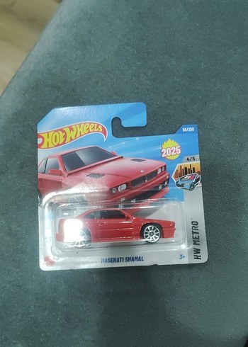  Beden Parlak Kırmızı Maserati Shamal Oyuncak Araba