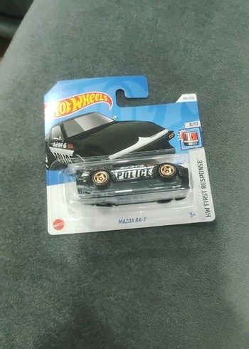  Beden Siyah Hot Wheels Mazda RX-7 Oyuncak Araba