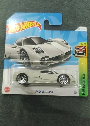 Beyaz Hot Wheels Pagani Utopia Oyuncak Araba