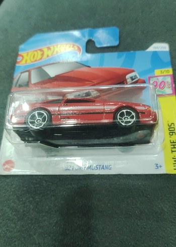  Kırmızı Hot Wheels Ford Mustang Oyuncak Araba